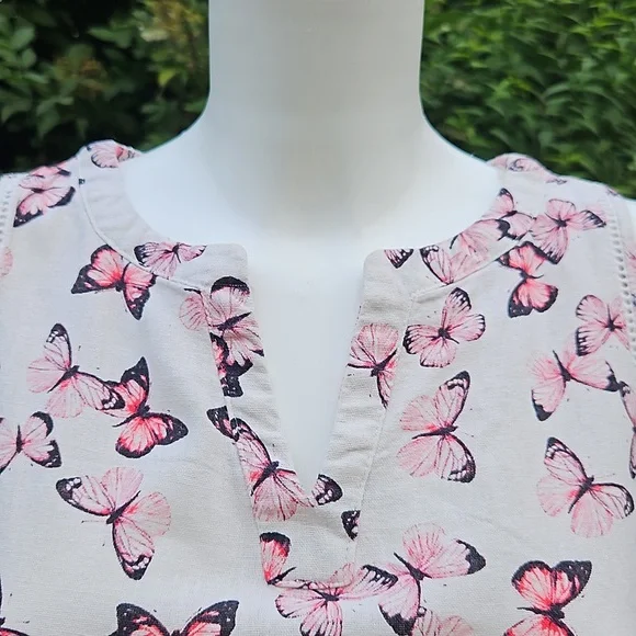 VGC Size 10 linen mix slip dress, light, cool, breezy perfect summer dress ☀️ - Picture 4 of 13